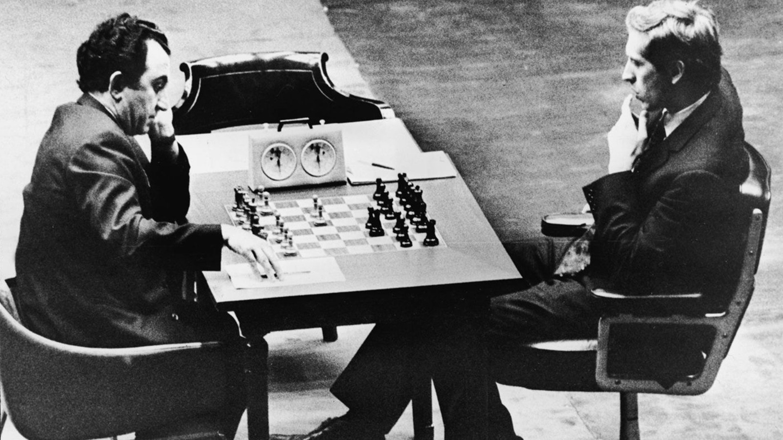 Fischer y Spassky, en un enfrentamiento que hizo historia.