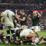 Sudáfrica celebró ayer la conquista que lo depositó nuevamente en la final del Mundial.