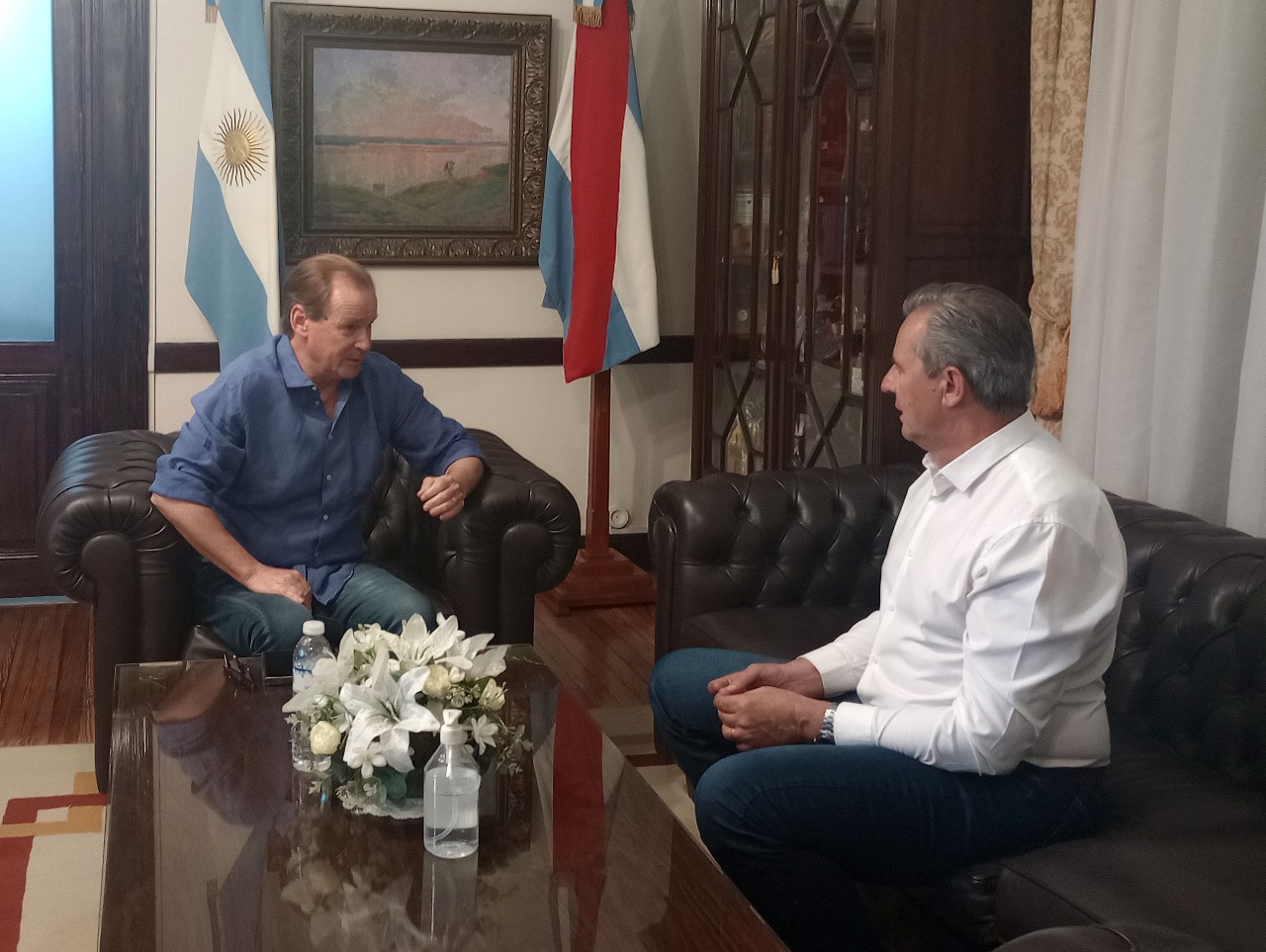 Bordet y Bahl evaluaron el desarrollo de la campaña electoral.