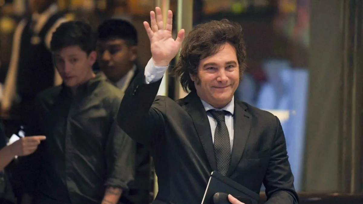 Javier Milei, el presidente libertario que asume en unas horas la conducción de Argentina.