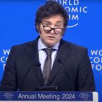 Milei expuso en el Foro Económico Global de Davos.