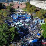 La CGT marcho a Plaza de Mayo: 'Se termino la paciencia con el Presidente'