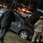 Brutal choque múltiple en Federación: policía herido y mujer espera cirugía