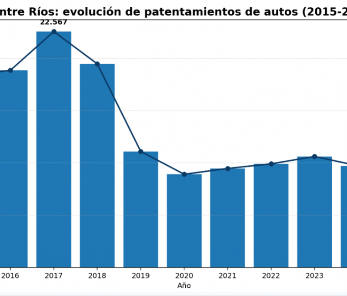 La verdad detras de los patentamientos: Entre Rios mejoro, pero no tanto