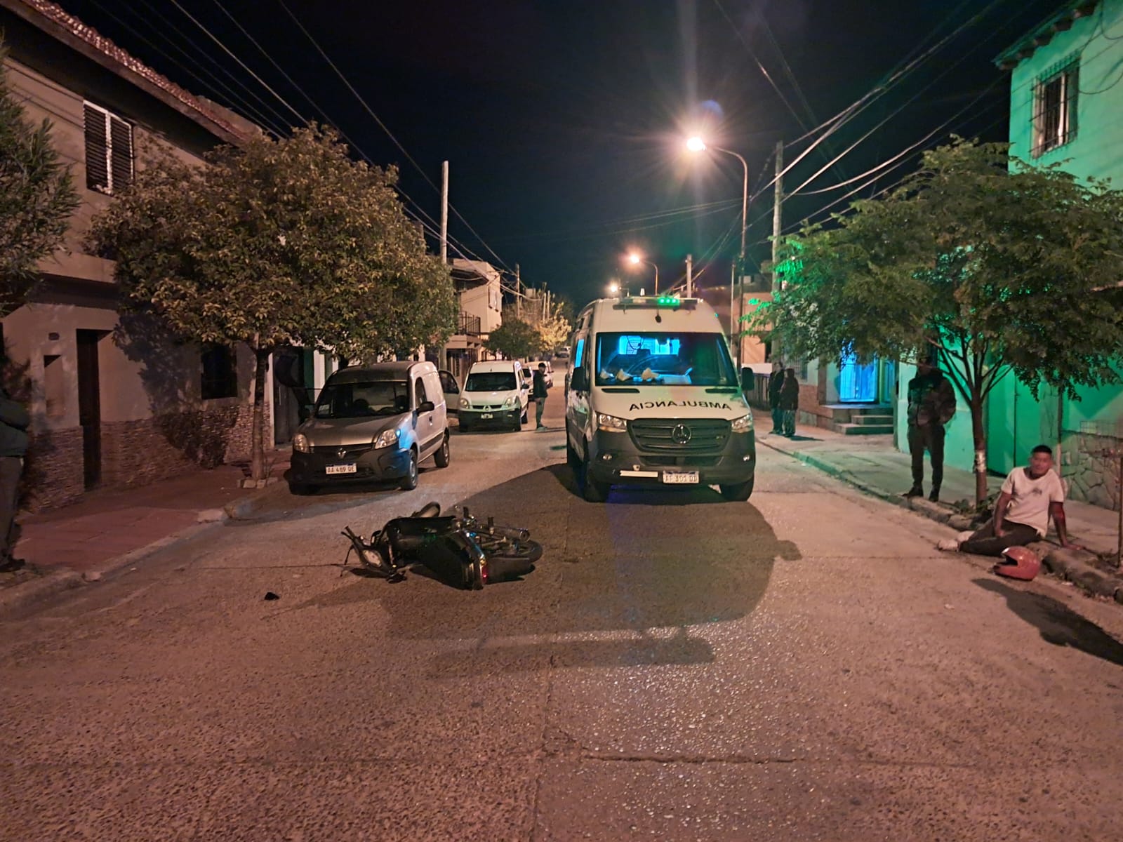 Violento choque en moto: detuvieron al conductor que abandono a su acompañante