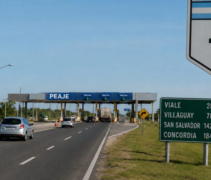 Nuevos peajes en ruta a Concordia: hasta $4.800 por cabina en el plan Milei