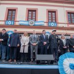 Frigerio pidió "diálogo y consensos" en el acto del 25 de Mayo