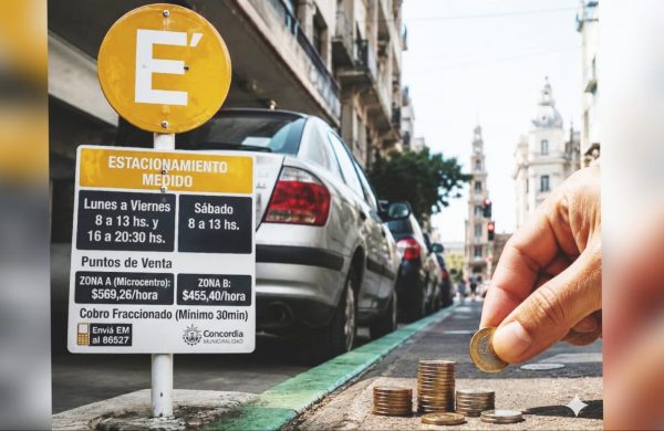 Estacionamiento medido en Concordia: hasta $569 la hora y multa digital