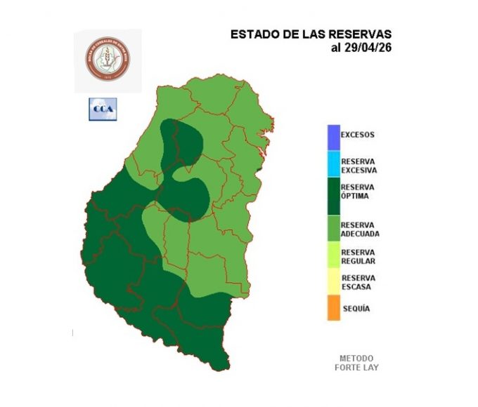Entre Ríos arranca mayo con buenas reservas de agua pero sin lluvia a la vista