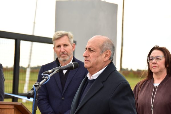 Frigerio y Rossi inauguraron el Parque Industrial de Santa Elena