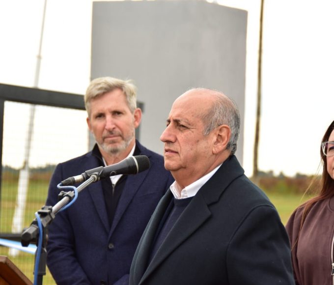 Frigerio y Rossi inauguraron el Parque Industrial de Santa Elena