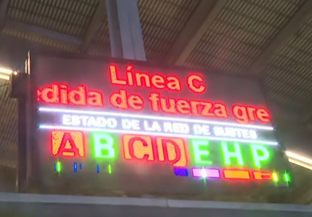 Caos en Capital: paro sorpresivo en el Subte C por asbesto