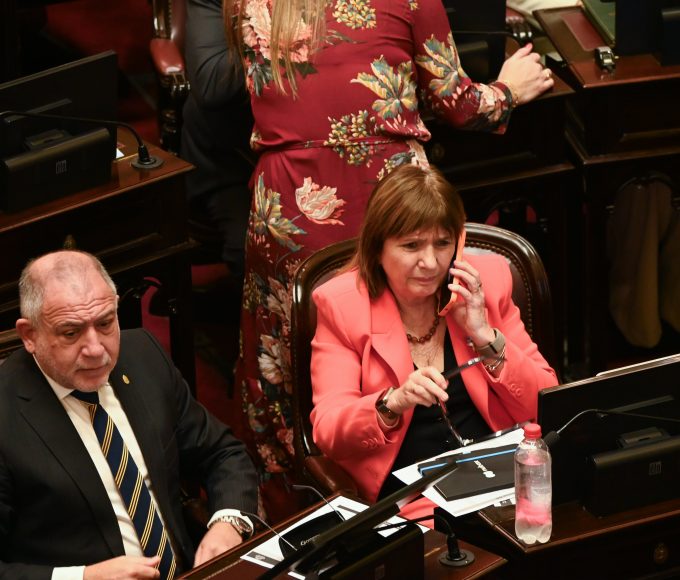El desorden libertario que desnudo la sesion del Senado