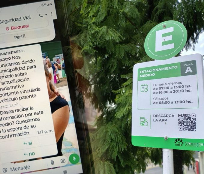 Concordia alerta: estafas con mensajes falsos del Estacionamiento Medido