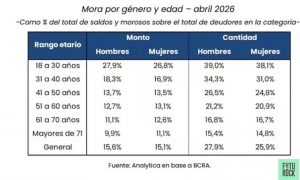 Cinco millones de argentinos en mora: el mapa del colapso financiero