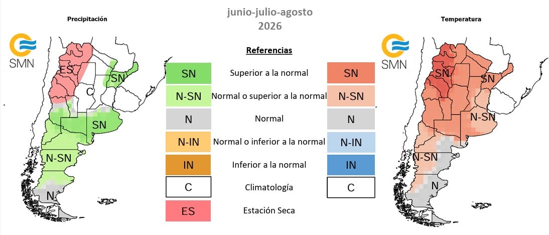 Invierno atípico en Entre Ríos: temperaturas altas y más lluvia de lo normal