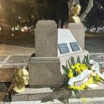 Vandalizaron el busto de Perón en Concepción del Uruguay: tres detenidos