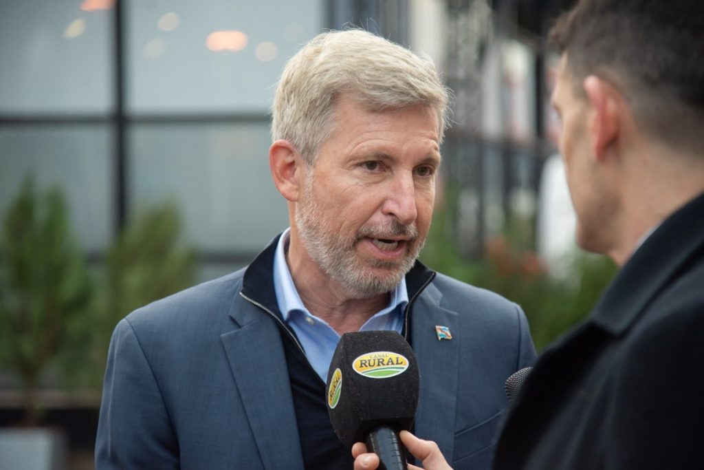 Frigerio en Palermo: otra vez a fondo contra las retenciones al campo