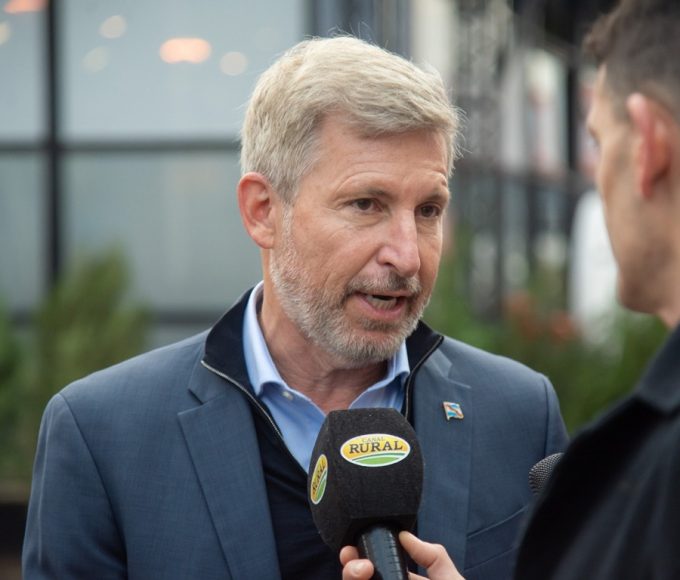 Frigerio en Palermo: otra vez a fondo contra las retenciones al campo