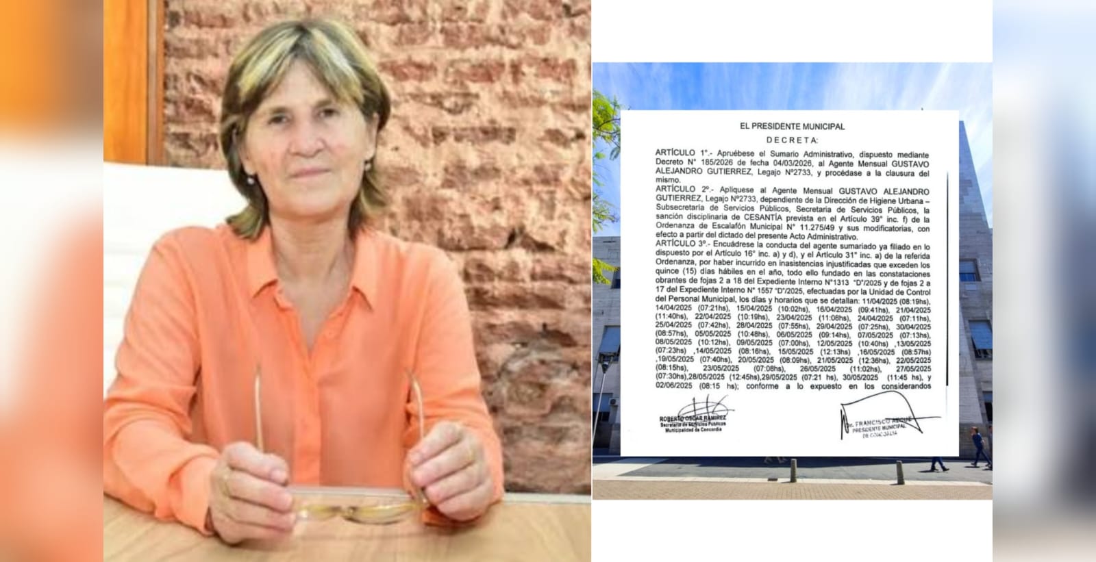 La defensa del agente cesanteado acusa a Azcué de persecución política