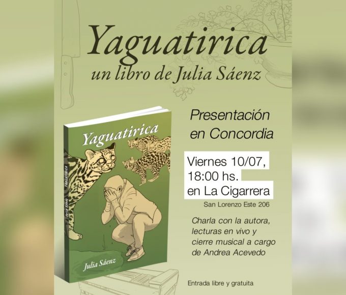 Julia Sáenz presenta 'Yaguatirica' en La Cigarrera con entrada libre