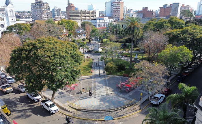Concordia se prepara: cortes en la plaza 25 de Mayo desde las 17