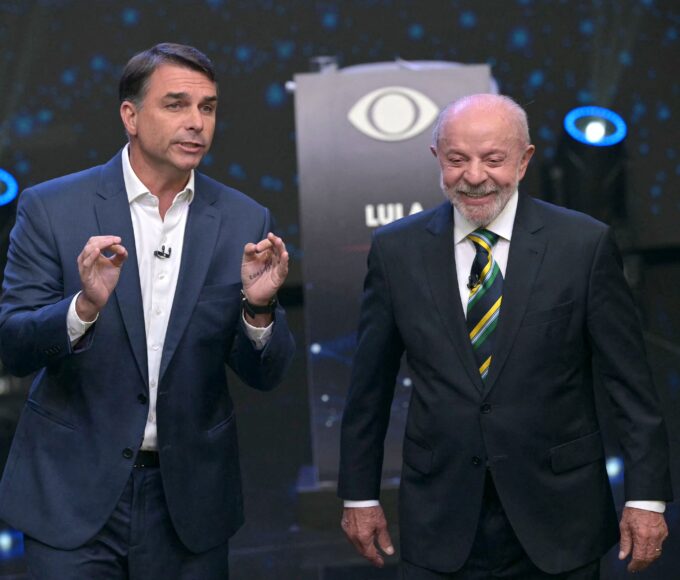 Lula y Flavio Bolsonaro: el balotaje en Brasil, resultados iniciales